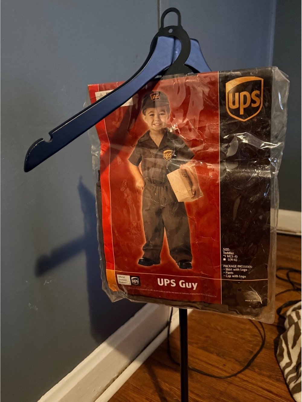 UPS Driver Uniform Toddler Halloween Dress Up Costume NIP